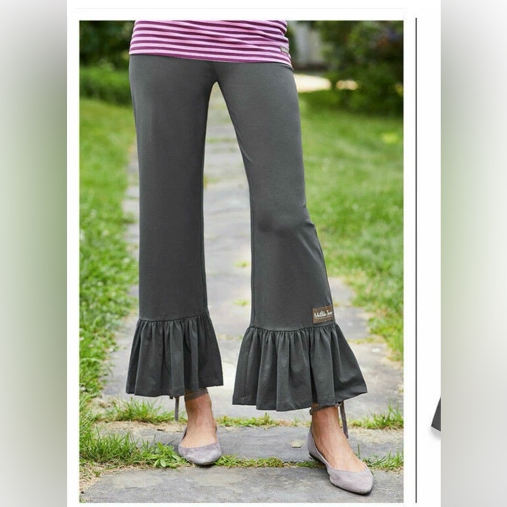 Matilda Jane Pants Cecilia Big Ruffles Feminine Coquette Girly Teacher Art Boho